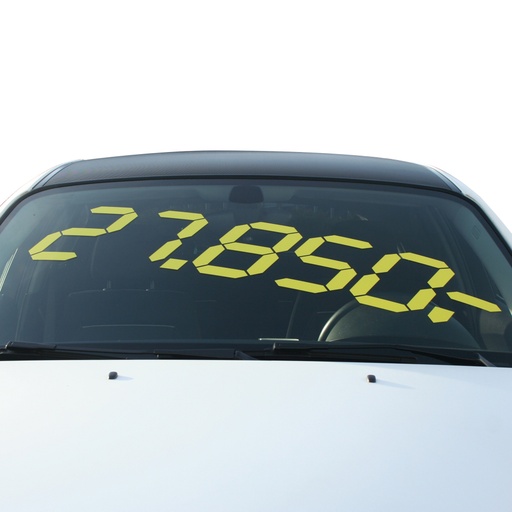 Kleefcijfers Digitaal (120 x 30 cm) - x10