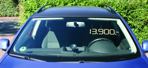 Affichage adhésif digital (40 x 10 cm) - x10