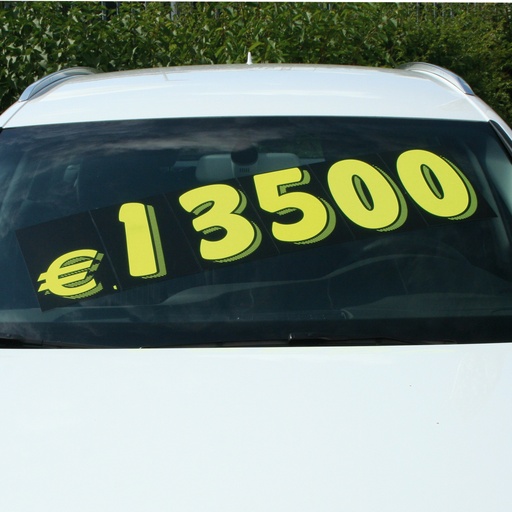 Cijfers en symbolen America - 29,6 x 16,5 cm