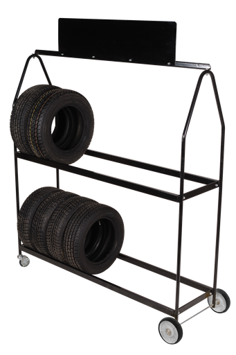 [MTD-72] Présentoir à pneus sur roulettes
