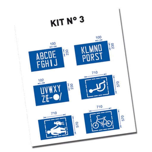 Jeu de pochoirs - Kit FR