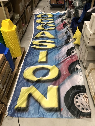 [125230180] Drapeau Quadri 4 X 1.50