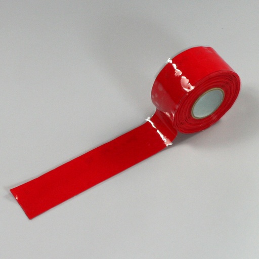 [314020010] Bande isolante rouge 25 mm x 3,65 m