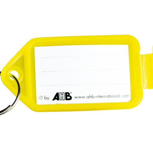 [444090030] Navulpak etiketten voor klik sleutelhangers 38 x 70 mm x300