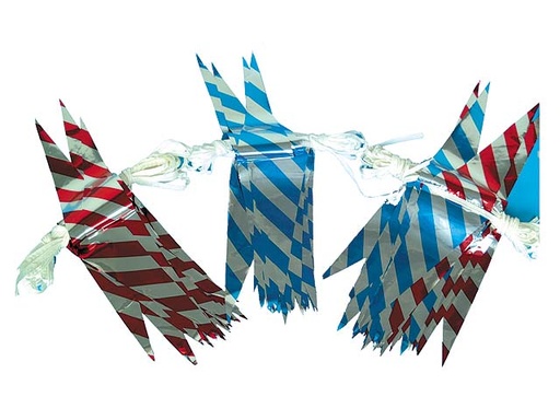 Guirlandes de fanions triangulaires - 18m