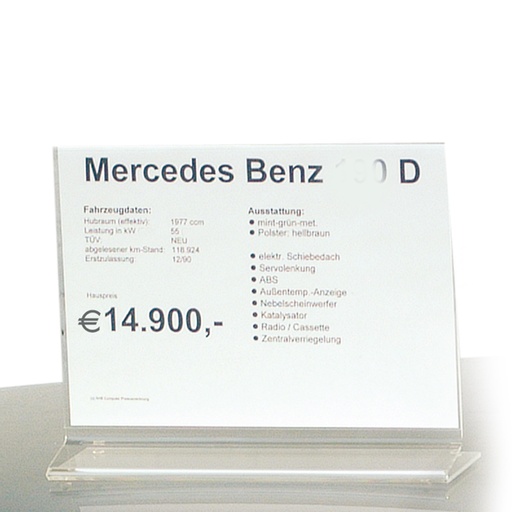 [713000320] Brochurehouder A4 liggend Venezia