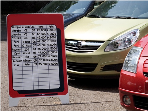 [724260060] Chevalet "Liste de stock" - 125 x 75 cm