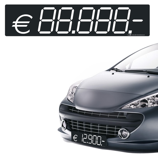 [754200040] Cache Plaque Prix - 520 X 112 X 1.5 Mm