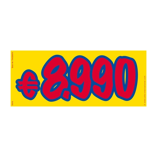 [754320070] Adhesif Prix Giallo € 8990 - 34 x 14 cm
