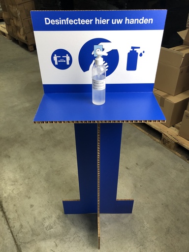 [713001630NL] Desinfectie station in stevig karton - NL
